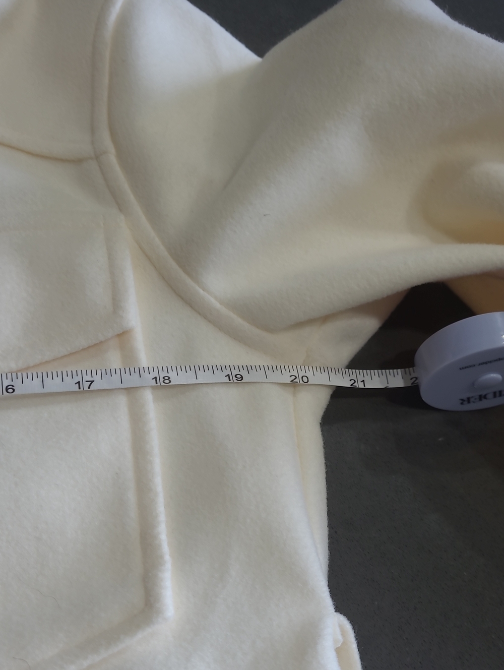 Kismet Shacket. Cream Color. Like New - Picture 6 of 8